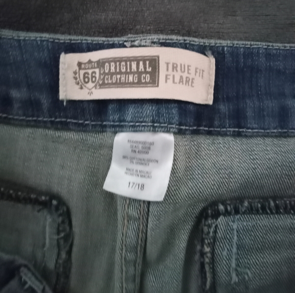 Route 66 true fit flare blue jeans size 17/18 - Picture 5 of 5